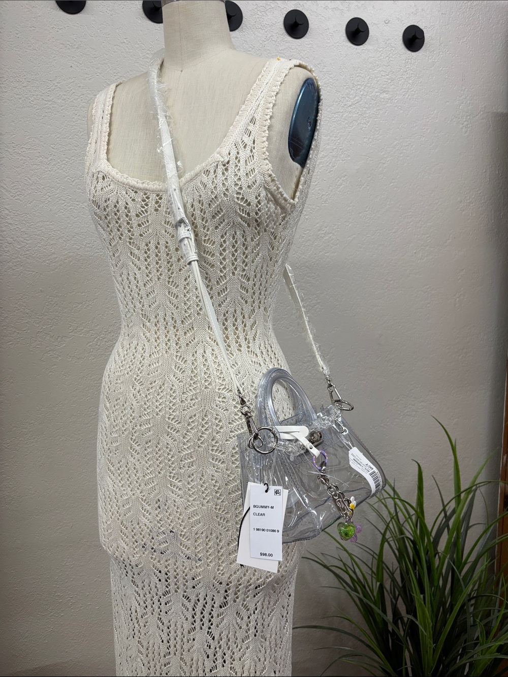 Steve Madden bgummy crossbody bag clear - Picture 13 of 16